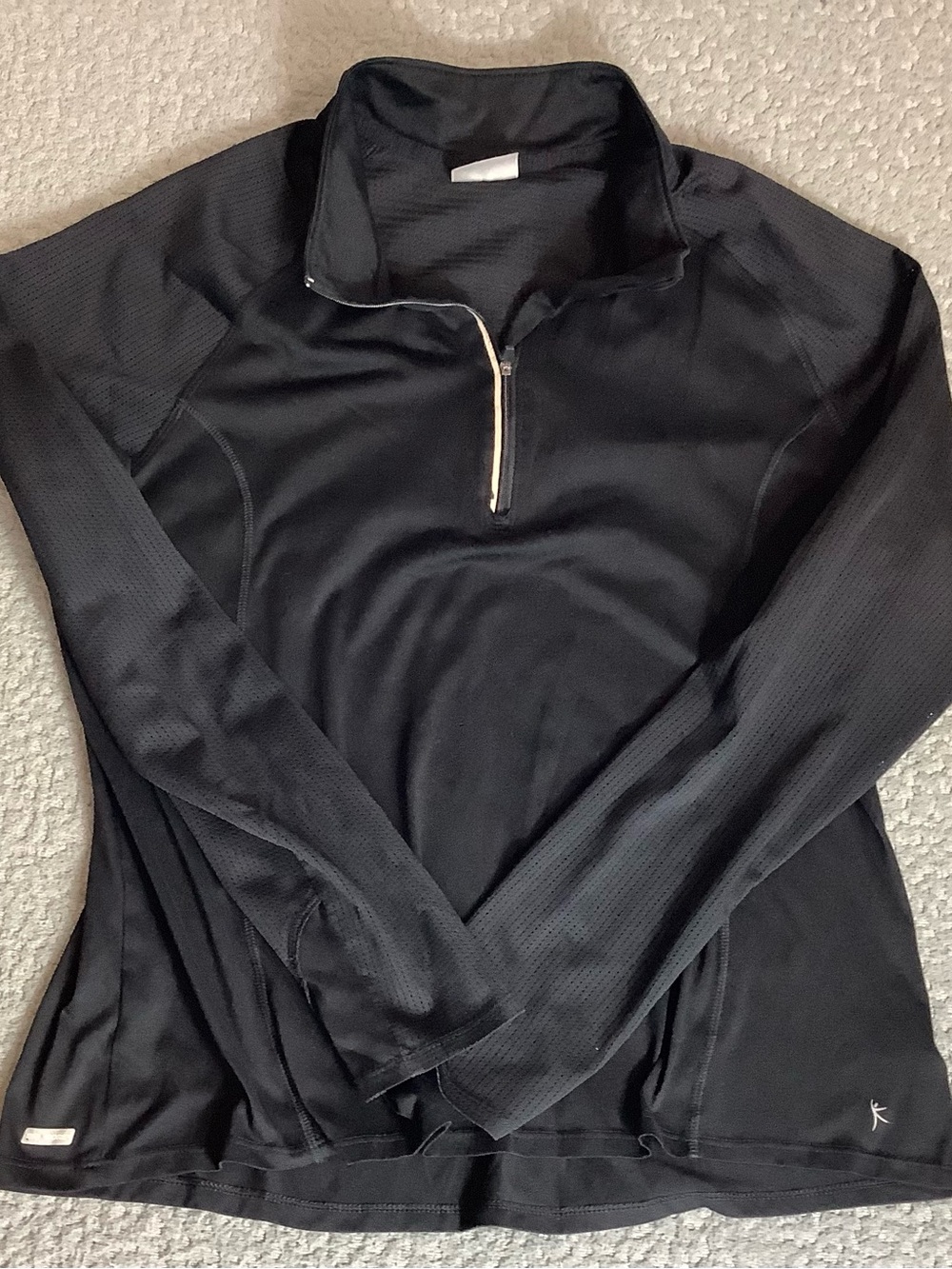 Danskin Black Men's Half-Zip Performance Pullover